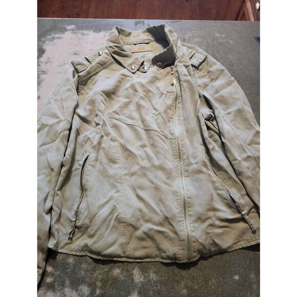 BLANKNYC / GOOD TIMES AHEAD Moto green JACKET Size 1x - Picture 3 of 6